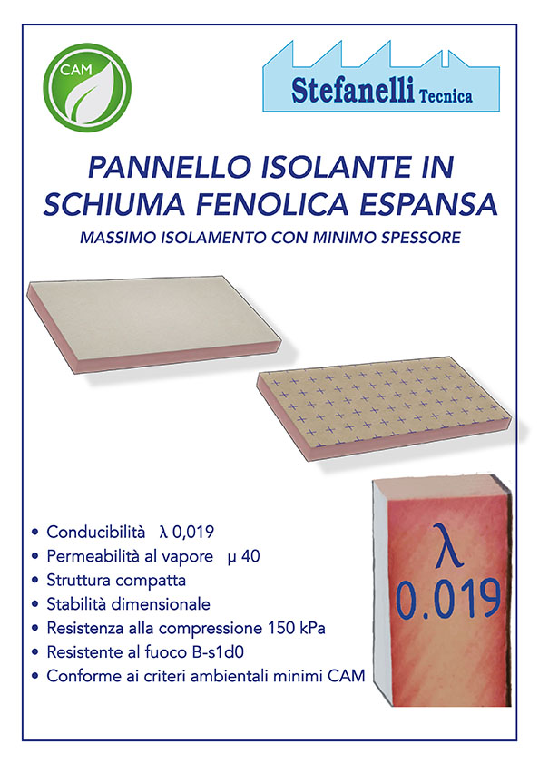 Pannello Resina Fenolica Espansa