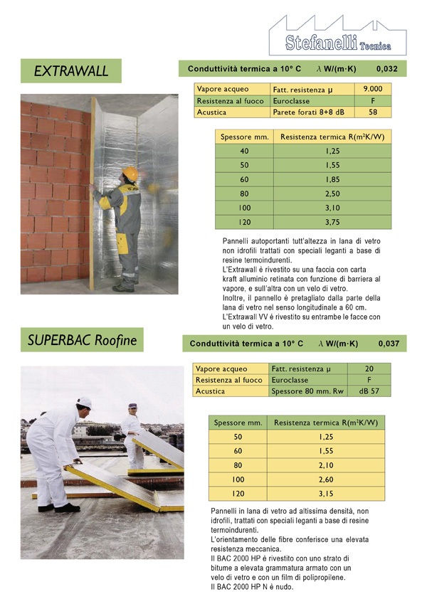 Stefanelli Tecnica - Confort e benessere ambientale - isolamento termico - isolamento acustico Stefanelli Tecnica - Confort e benessere ambientale - isolamento termico - isolamento acustico